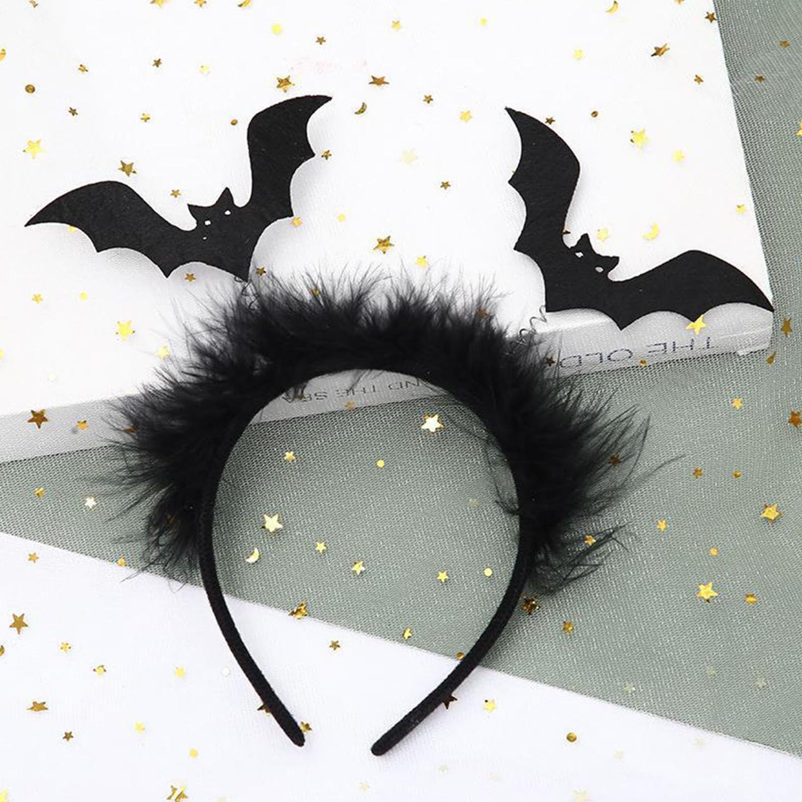 WRBAJIS bat headband side view demonstrates comfortable fit