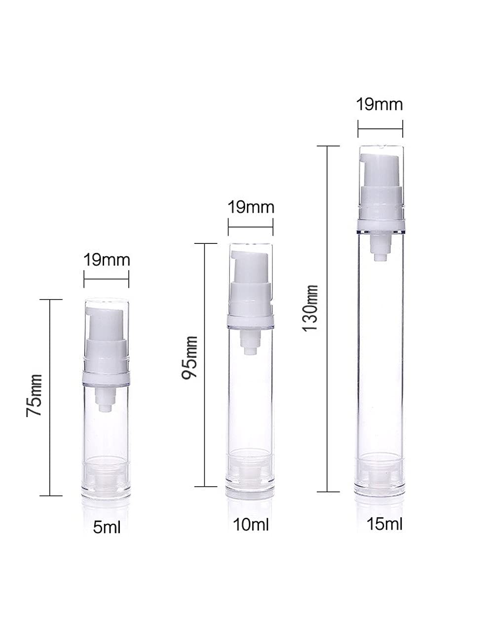 Wresty vacuum-lotion-bottle-10ml compact travel bottle for creams and serums.