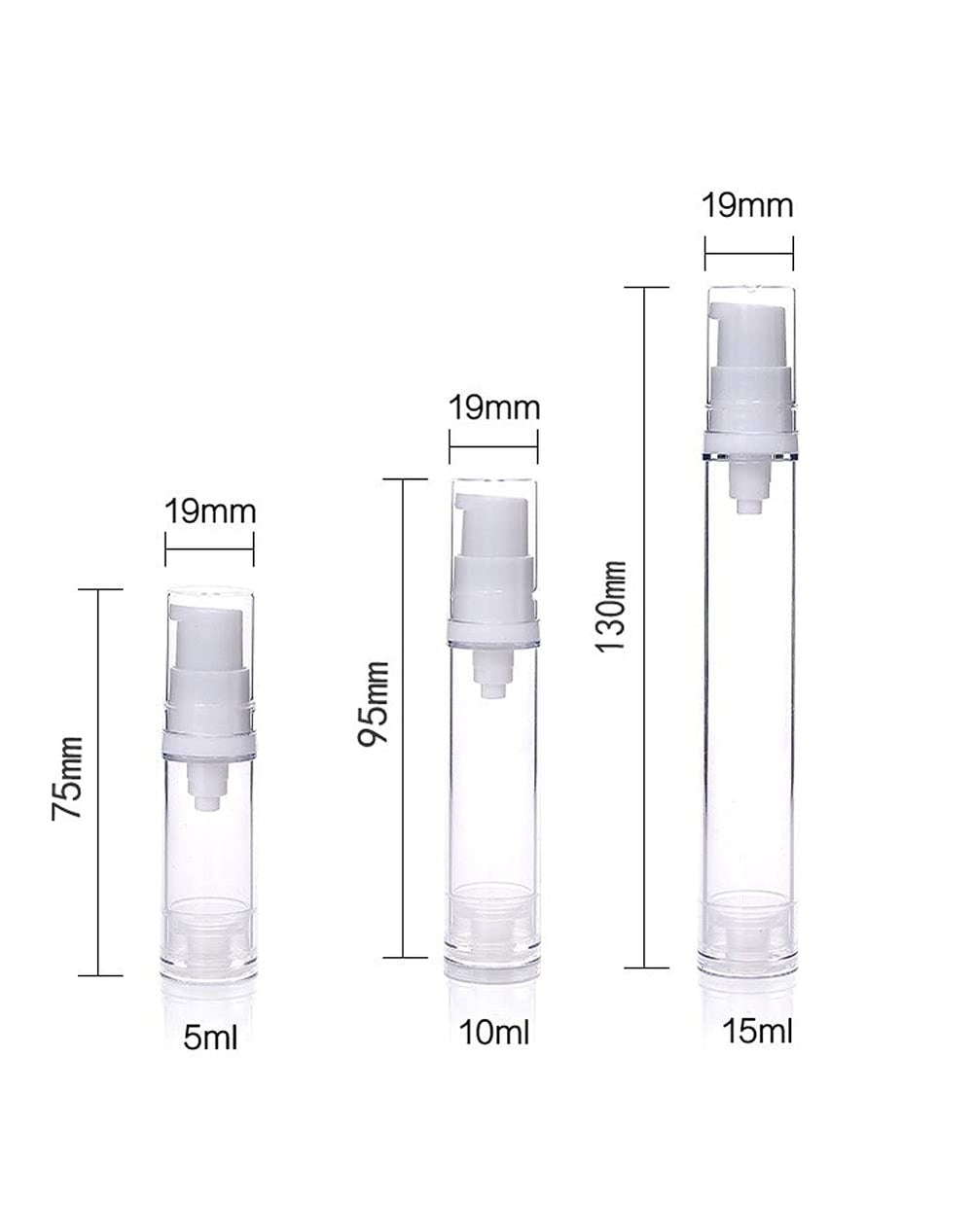Wresty vacuum-lotion-bottle-10ml compact travel bottle for creams and serums.