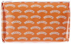 Wright's coal tar soap four-pack, side view showing sturdy bars for everyday washing