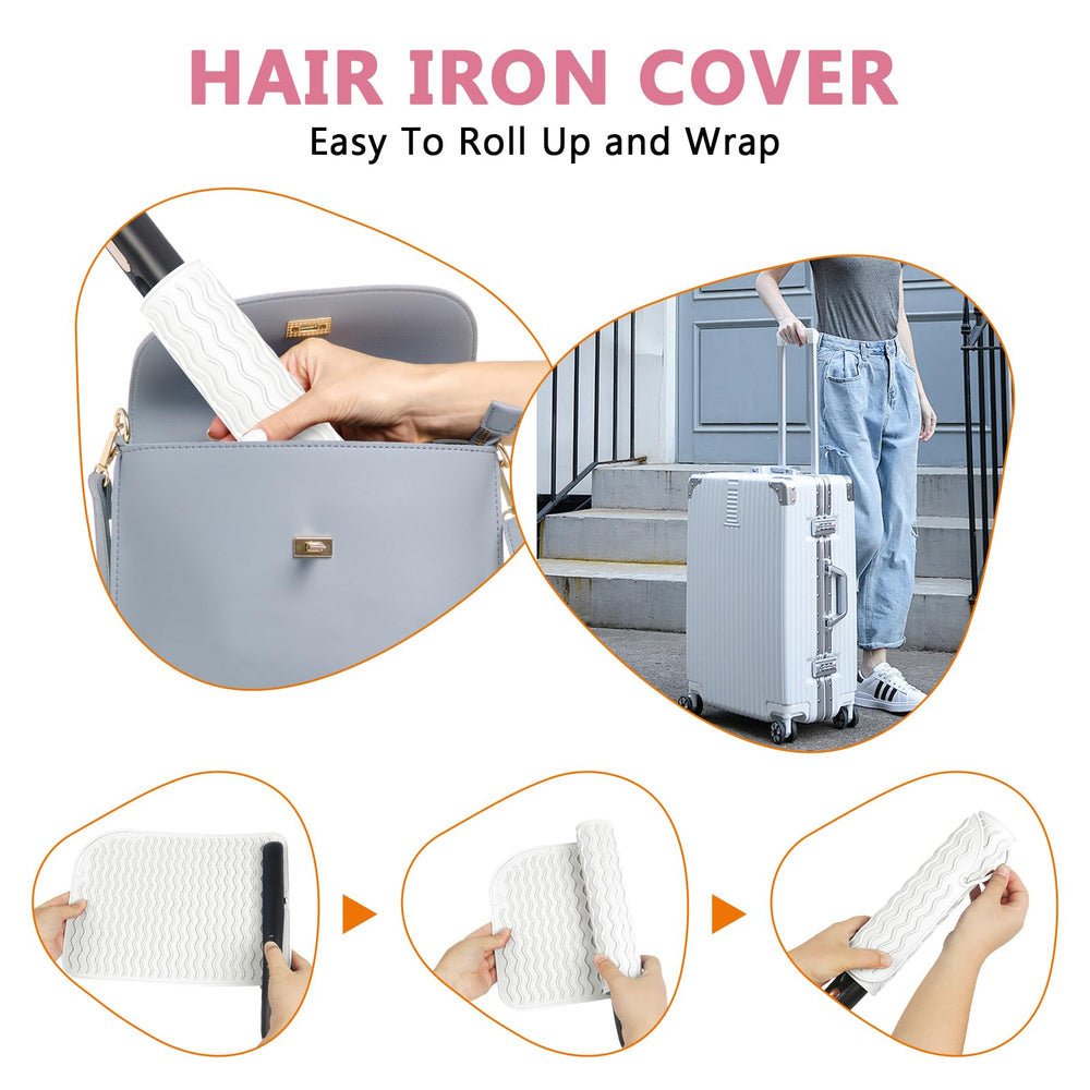 WRORUNER hanging-hole-design allows easy wall or vanity storage.