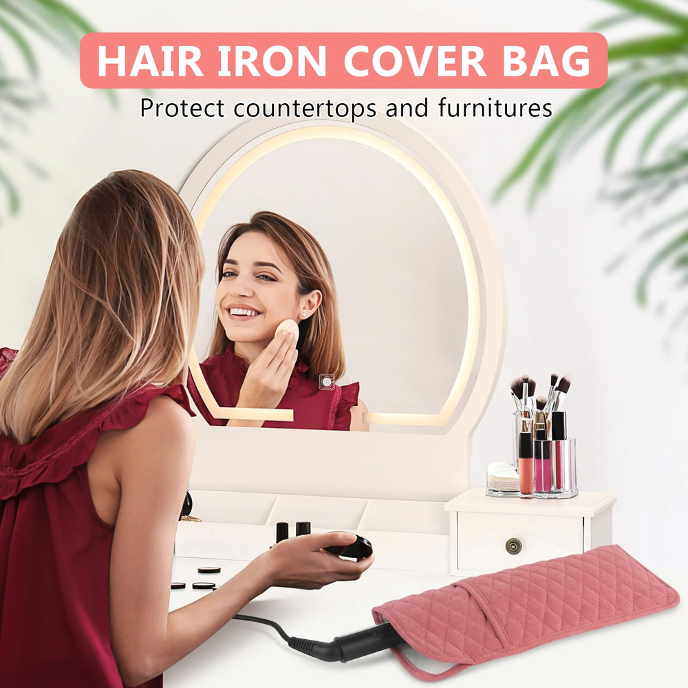 WRORUNER heat-resistant bag side pocket keeps cords organized during trips.