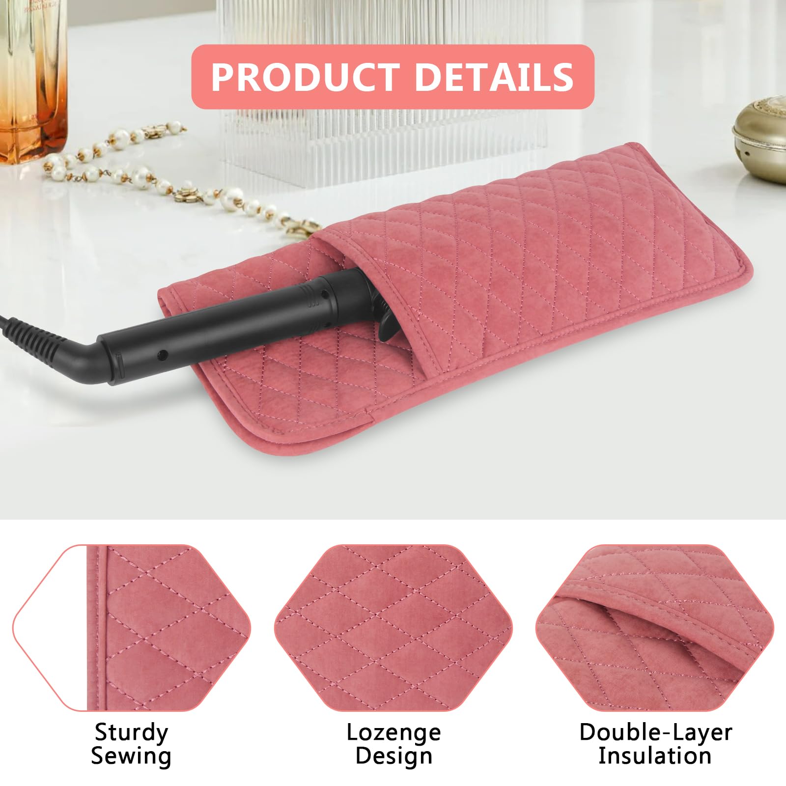 WRORUNER bag with two pockets prevents tangled cords and misplaced tools.