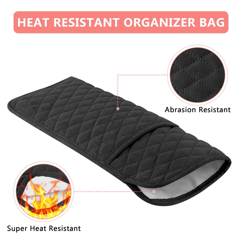 WRORUNER heat-resistant interior close-up for safe hot-tool storage