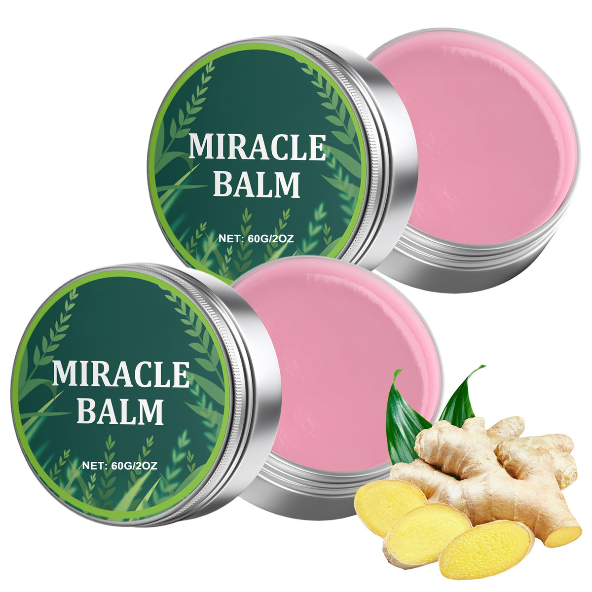 WRTHYT Miracle Balm jar closeup shows creamy texture for daily joint comfort.