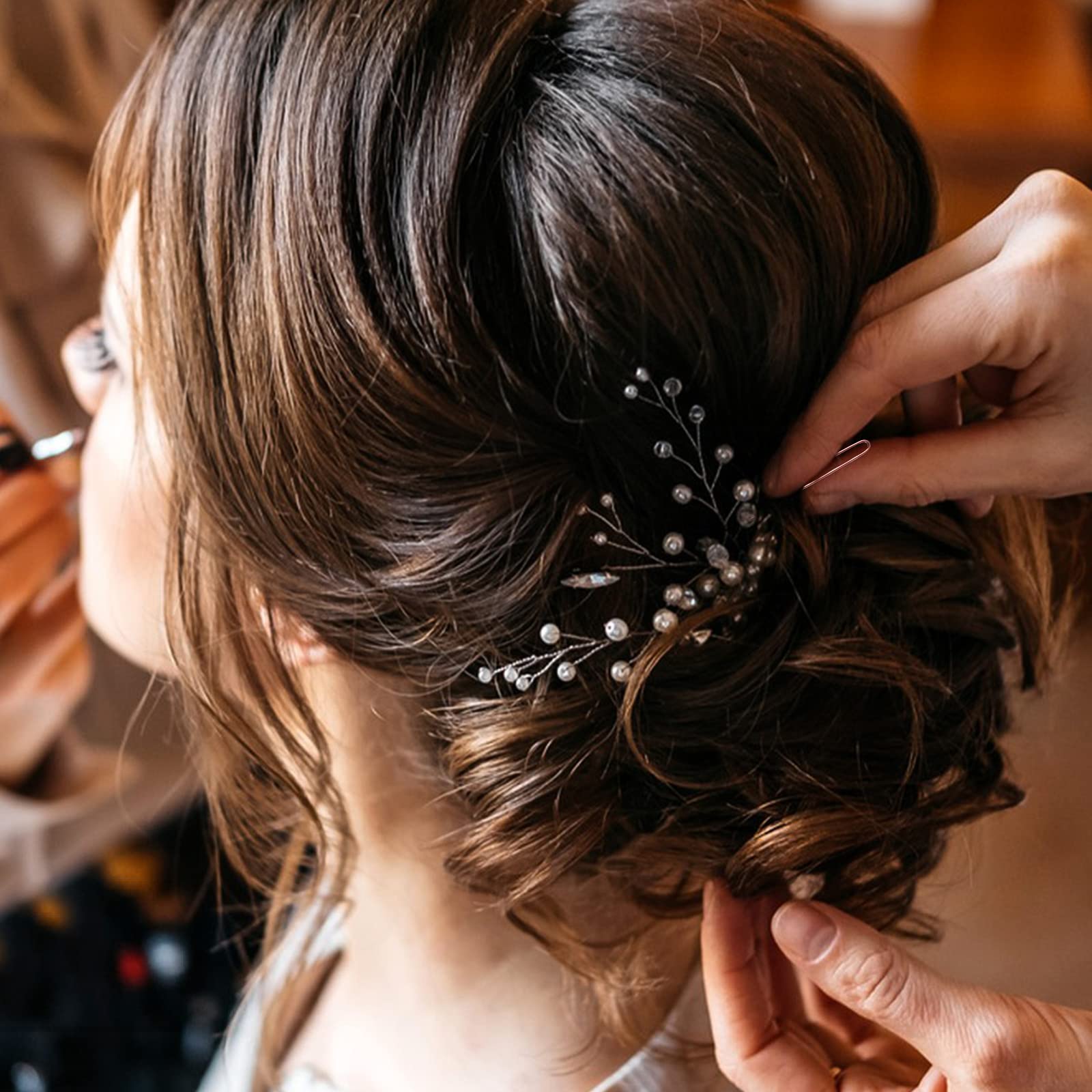 WSICSE daily use hair pins brown versatile for most hair types
