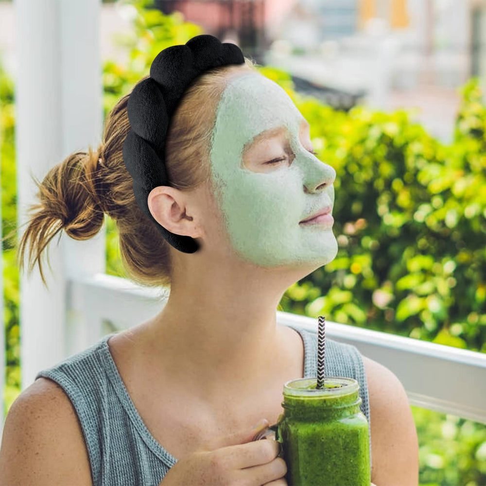 WSICSE spa headband is multipurpose for skincare, makeup, and yoga.