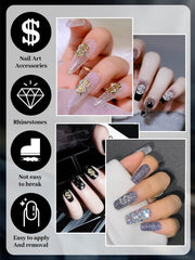 WSimily 3D dollar sign nail art charms on nail for trend