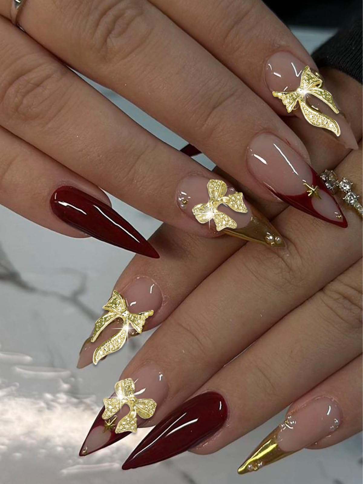 WSimily scratch-resistant gold bow coating—long-lasting shine through daily activities