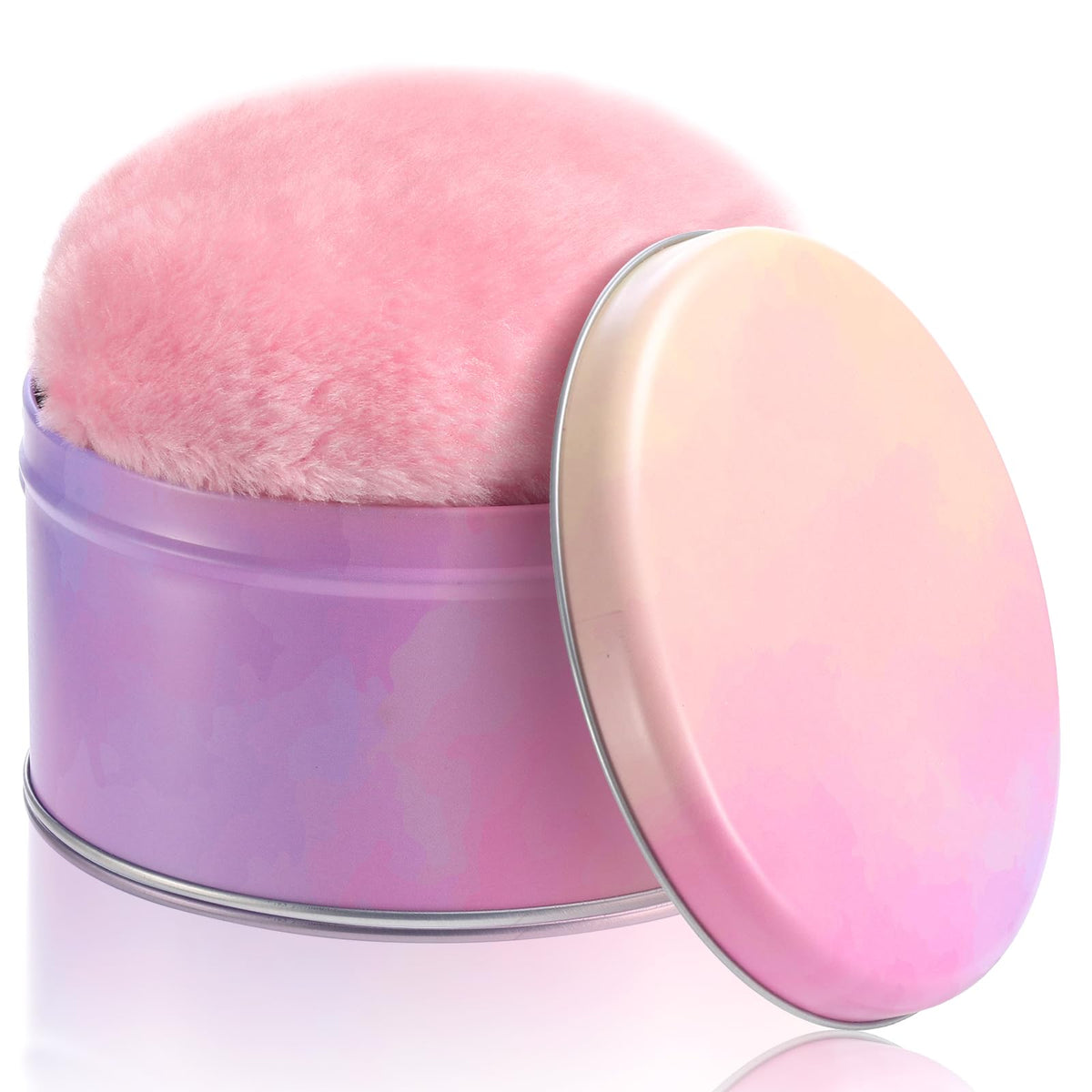 WSYUB powder puff 5inch case keeps puff clean for travel