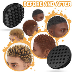 WTTORDE afro waves brush wave side with large holes adds volume and lift