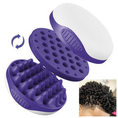 WTTORDE silicone brush for curly hair front view showing premium design and comfortable styling.
