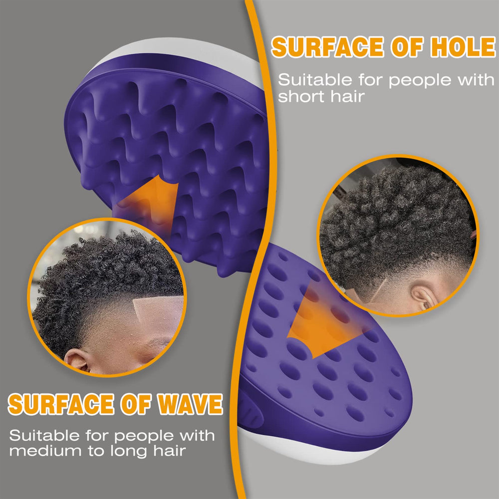 WTTORDE silicone brush held in hand highlighting ergonomic, portable design.