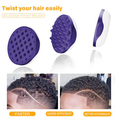 WTTORDE silicone brush two-sided design highlights versatile curl shaping.