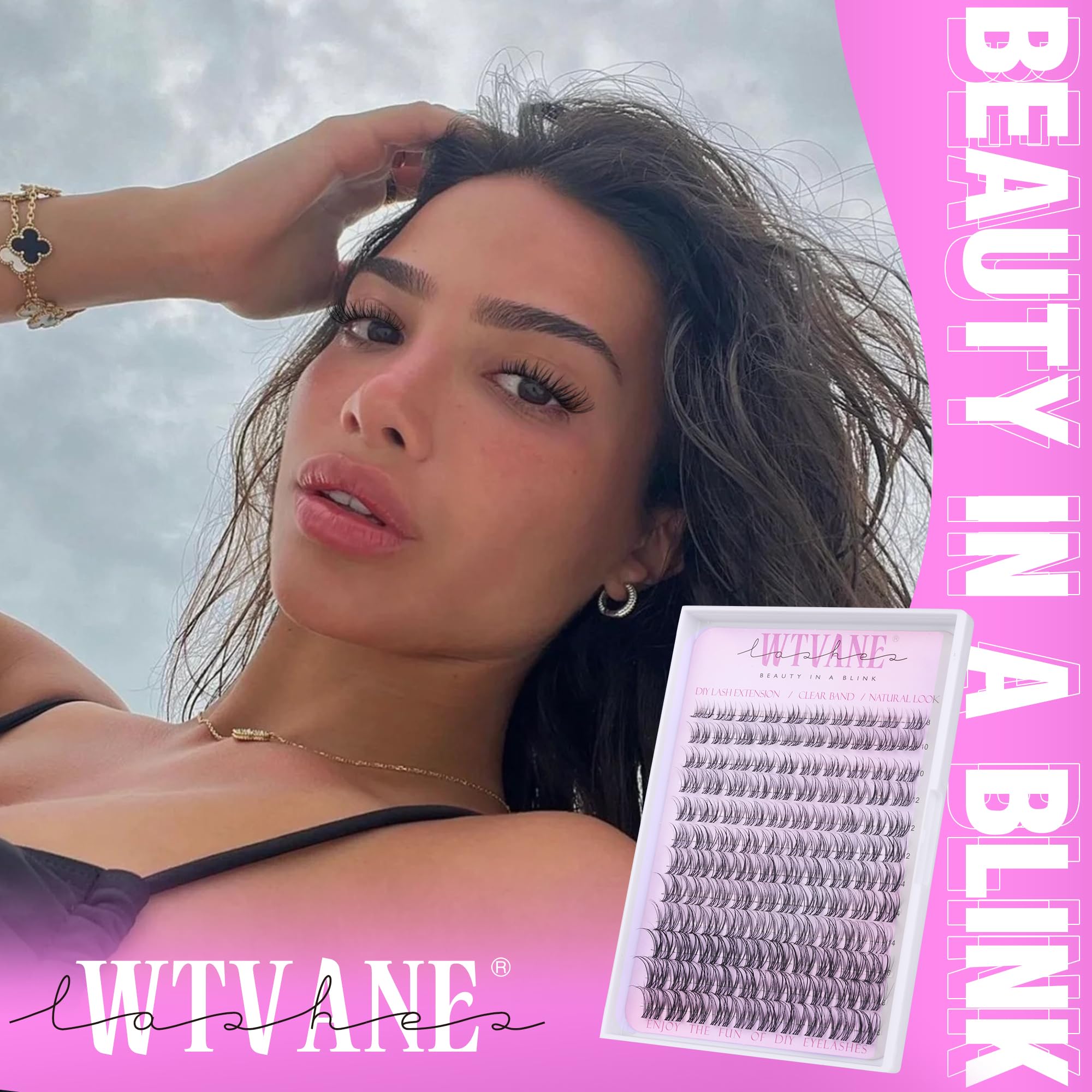 Wtvane Beginner-friendly lash kit for easy at-home application