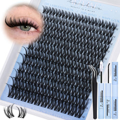 WTVANE Flora Lash Clusters manga-look lashes offer lightweight comfort for all-day wear.