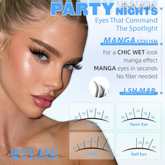 WTVANE Flora Lash Clusters soft fibers resist kinks and hold curl for lasting effect.