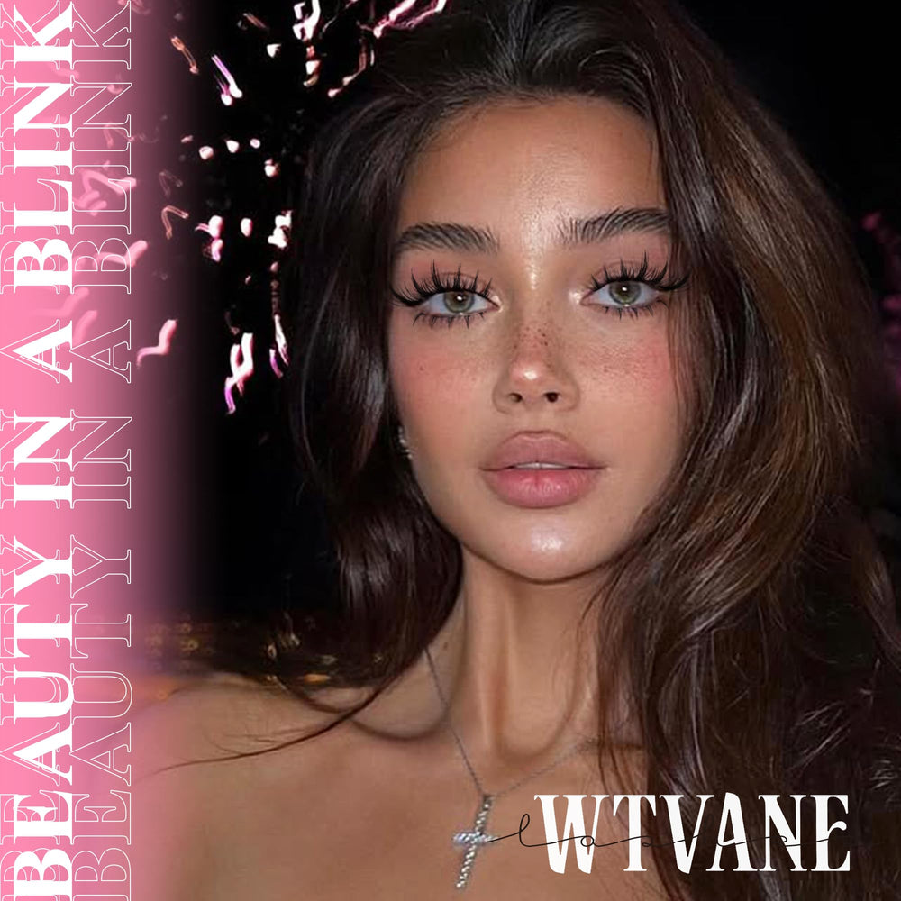 WTVANE lash extension tweezers in-use for precise cluster placement