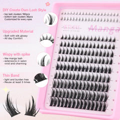 WTVANE soft PBT lash clusters look lightweight and comfortable throughout wear