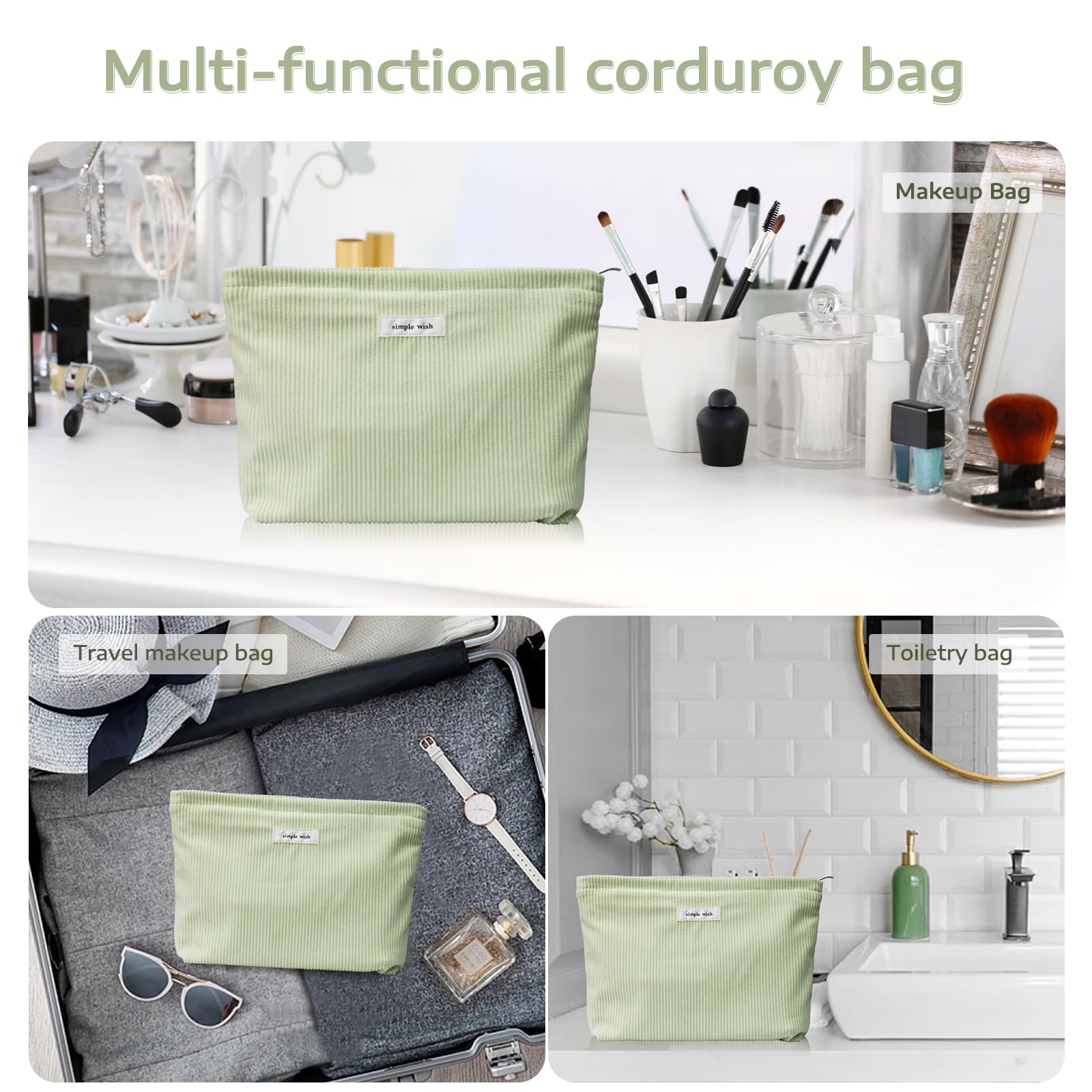 Wudygirl travel makeup bag gift-ready design for special occasions