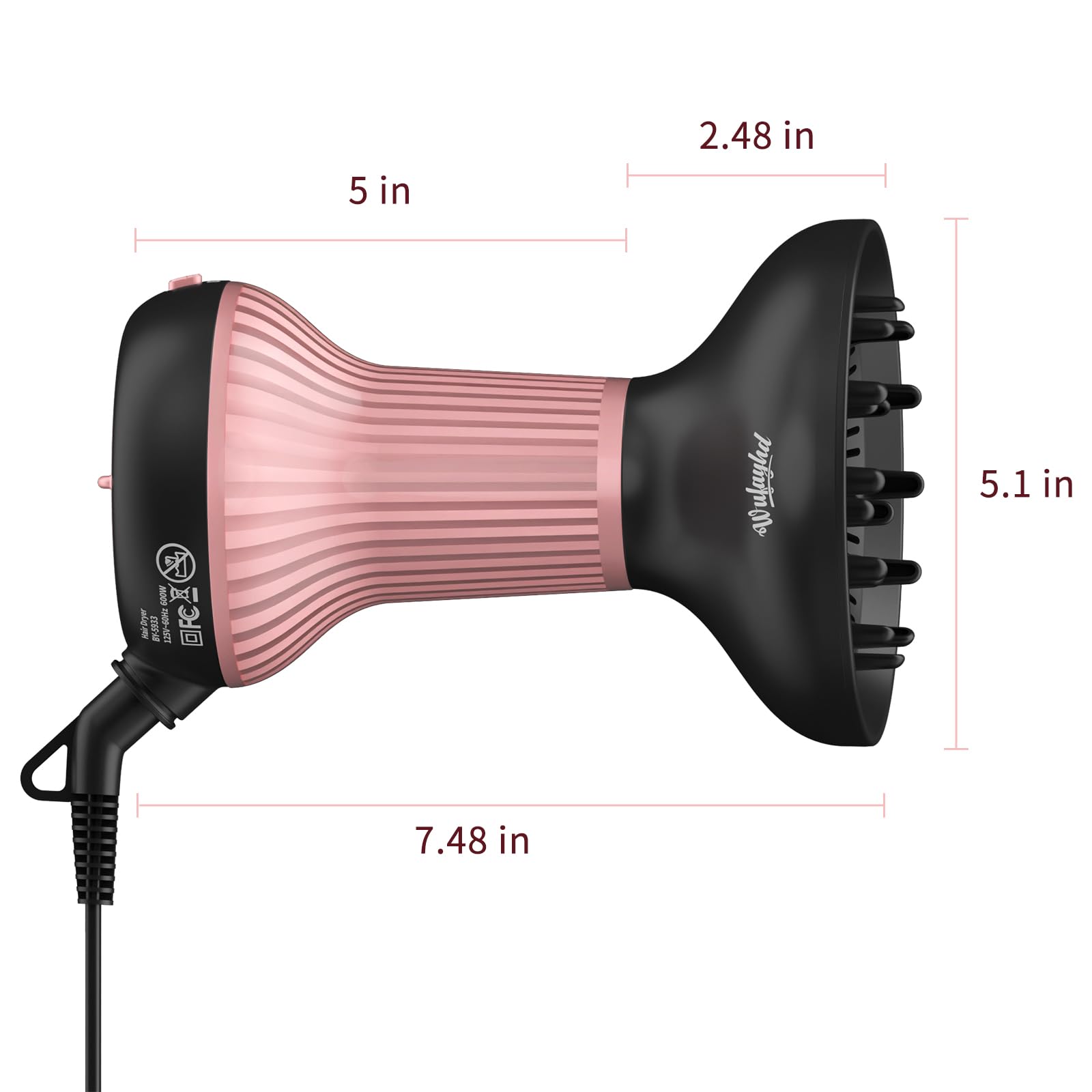 WUFAYHD with ALCI safety plug reduces shock risk during use