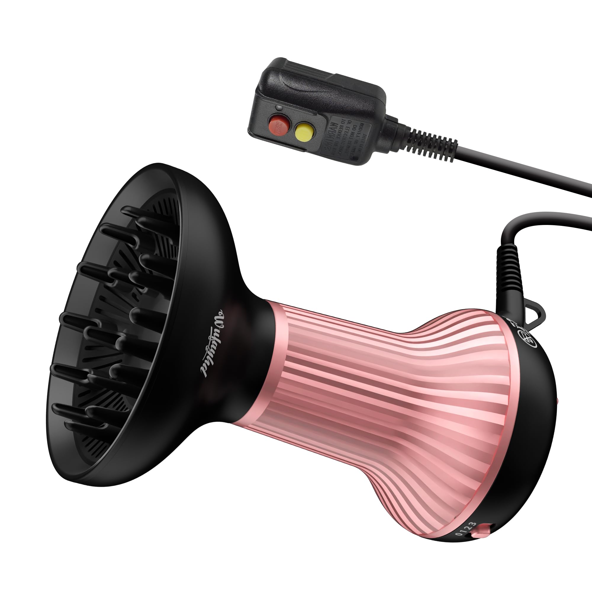 WUFAYHD diffuser hair dryer with ceramic technology for frizz-free curls
