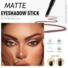 Wugbc Cream Matte Eyeshadow Stick close-up glide highlights creamy texture and buildable coverage.