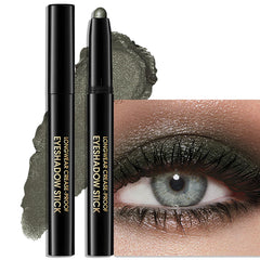 Wugbc Eyeshadow Stick waterproof green swatch shows long-lasting color for all-day wear.