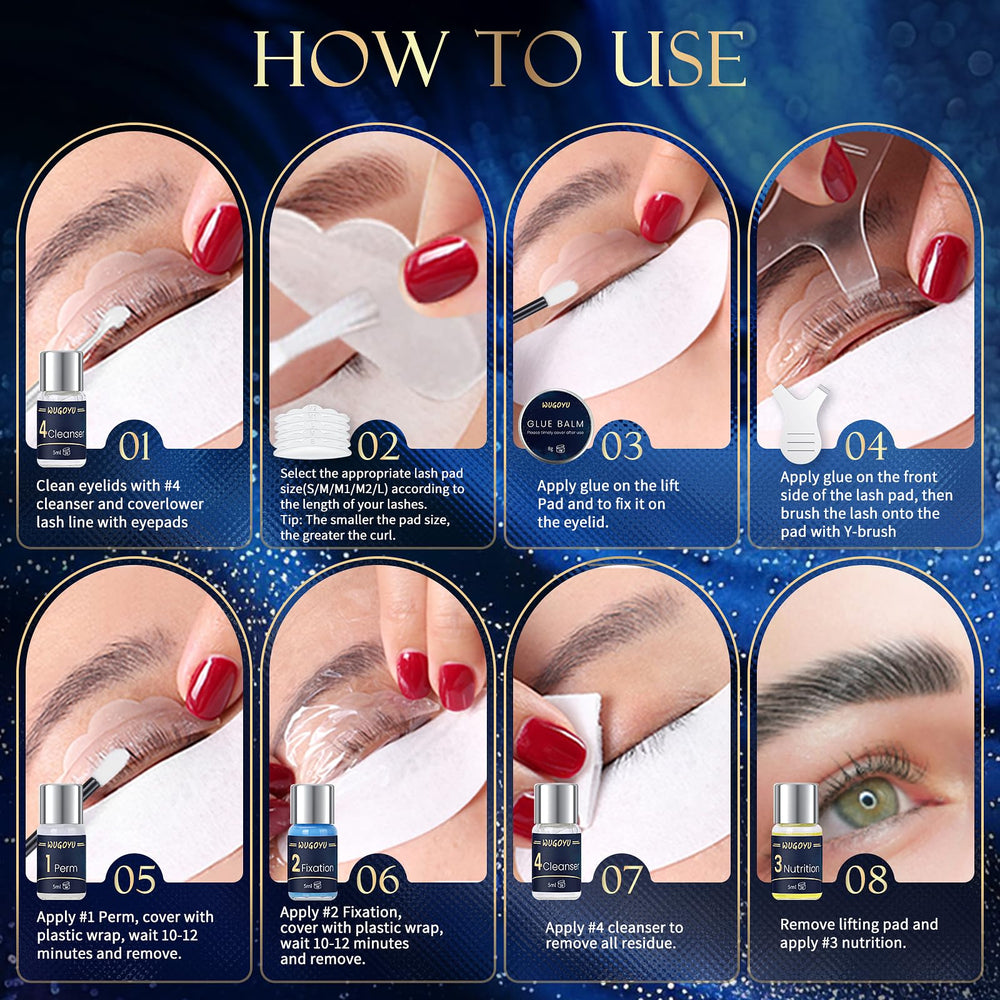 WUGOYU fixation lotion seals curl with reliable results
