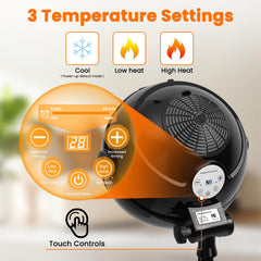 Wuissvnb hooded hair dryer on wheels allows easy repositioning between stations.