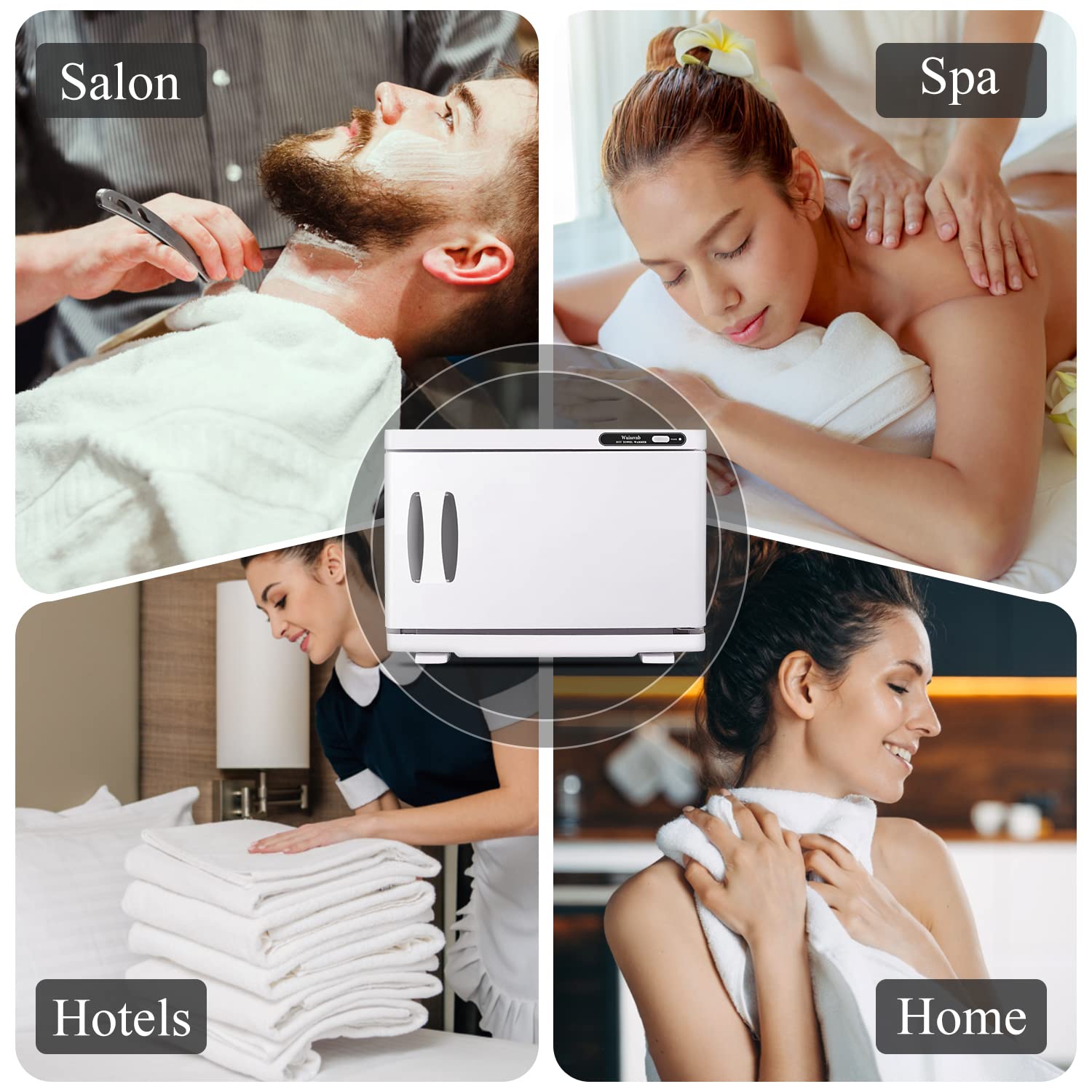 Wuissvnb towel warmer cabinet anti-oxidative liner with water-drop collector
