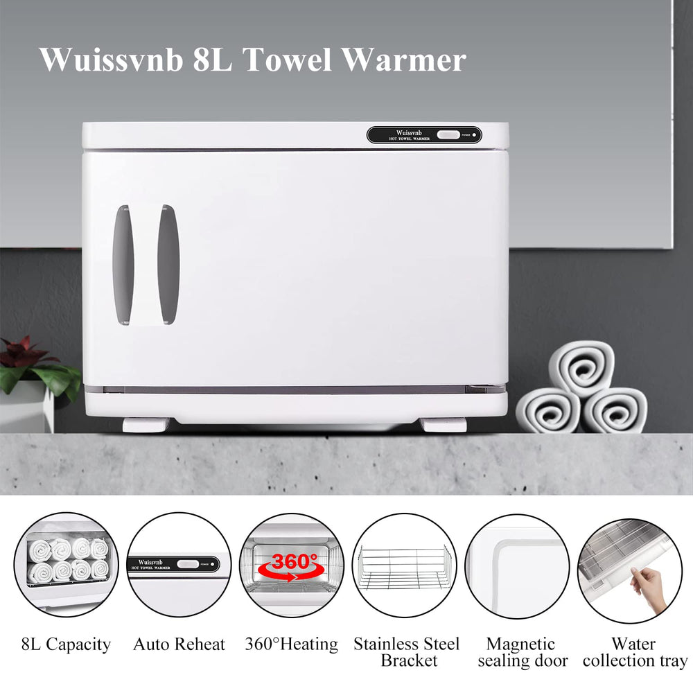 Wuissvnb towel warmer cabinet interior 8L ready for towels