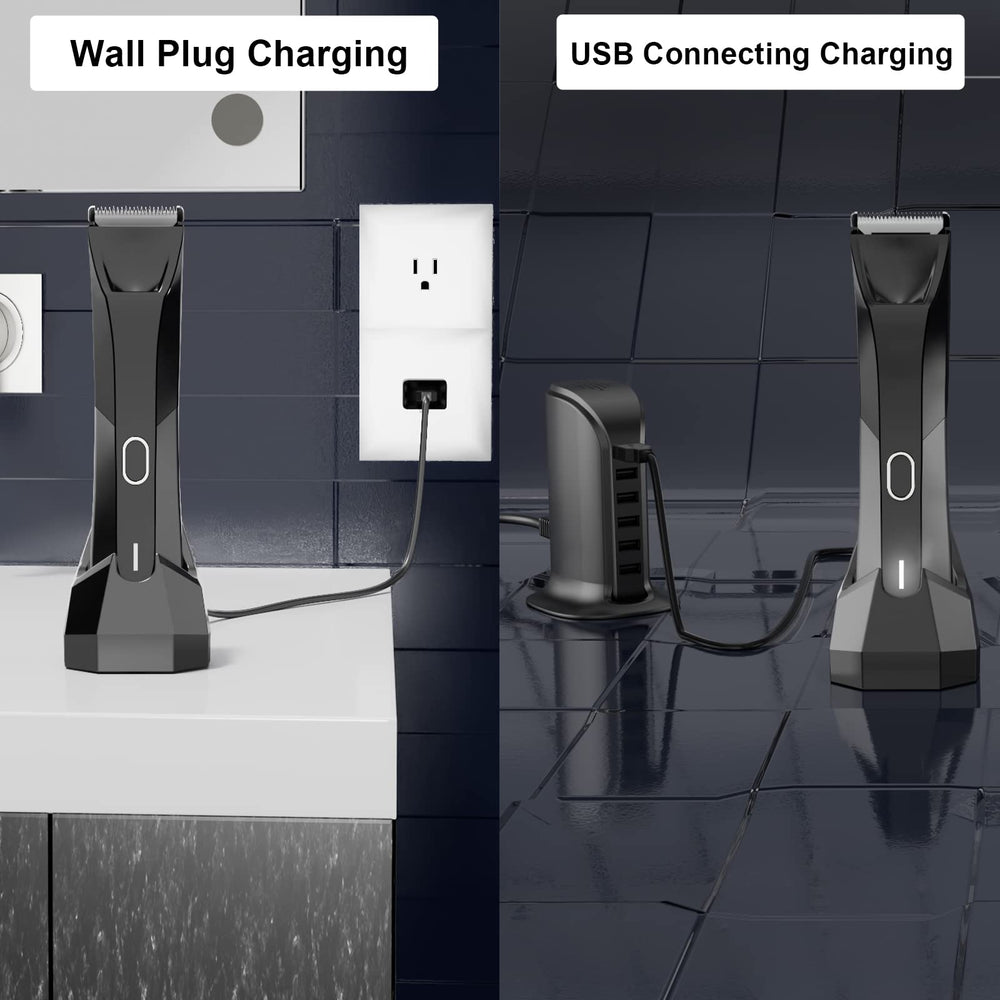 WUKUR charging dock for Manscaped 4.0 with AC adapter included for quick power.