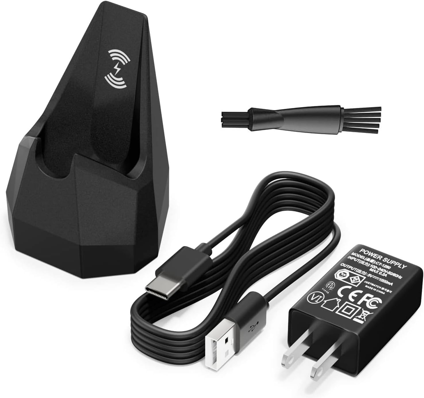 WUKUR charging dock for Manscaped 4.0 front view with easy docking.