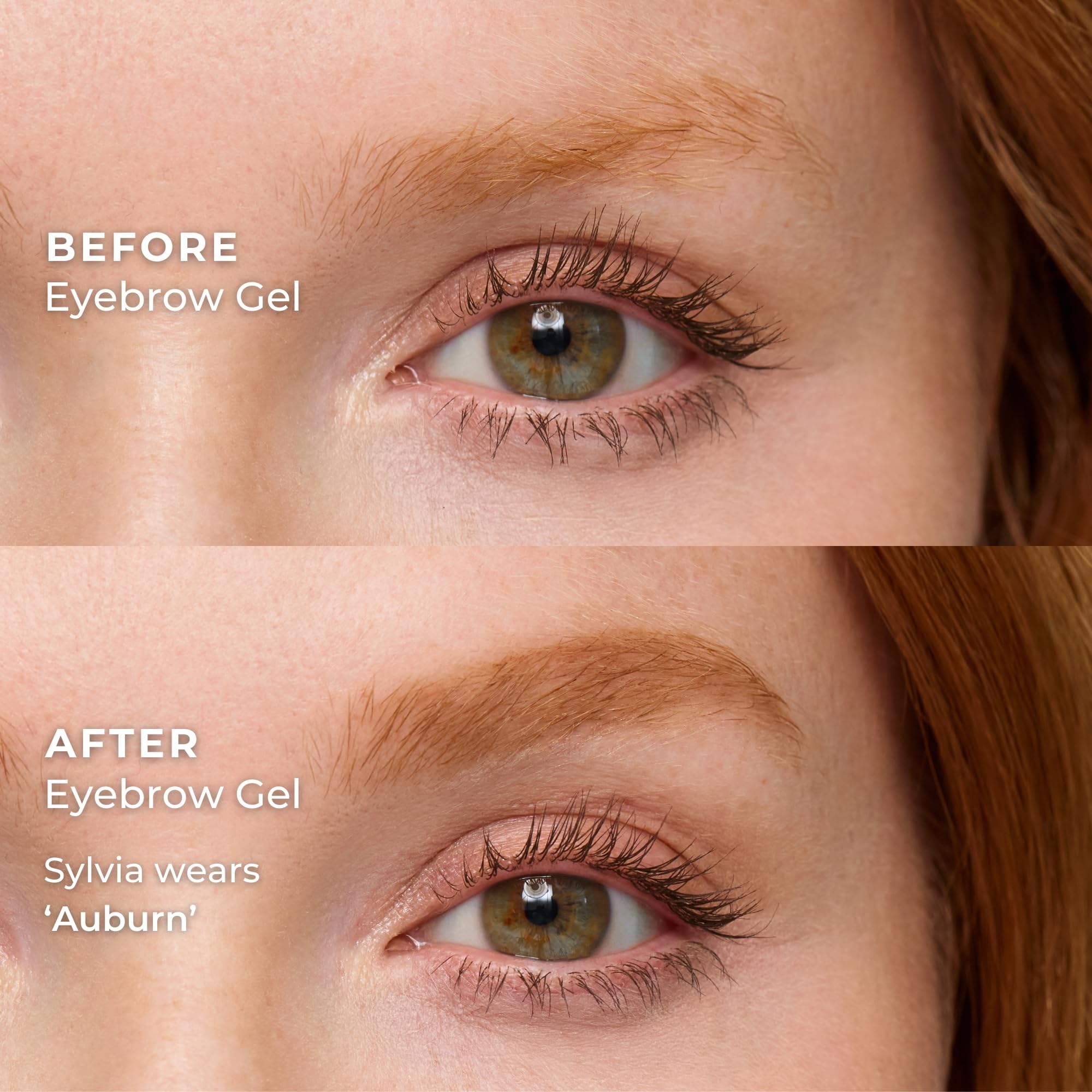 WUNDERBROW Eyebrow Gel auburn brush close-up for precise application
