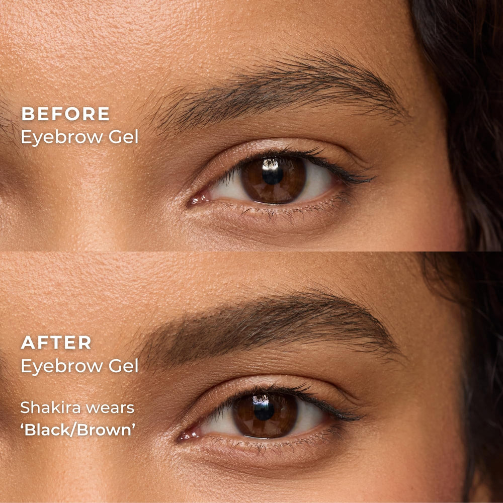 WUNDERBROW double-ended brush demonstrates precision for defined brows.