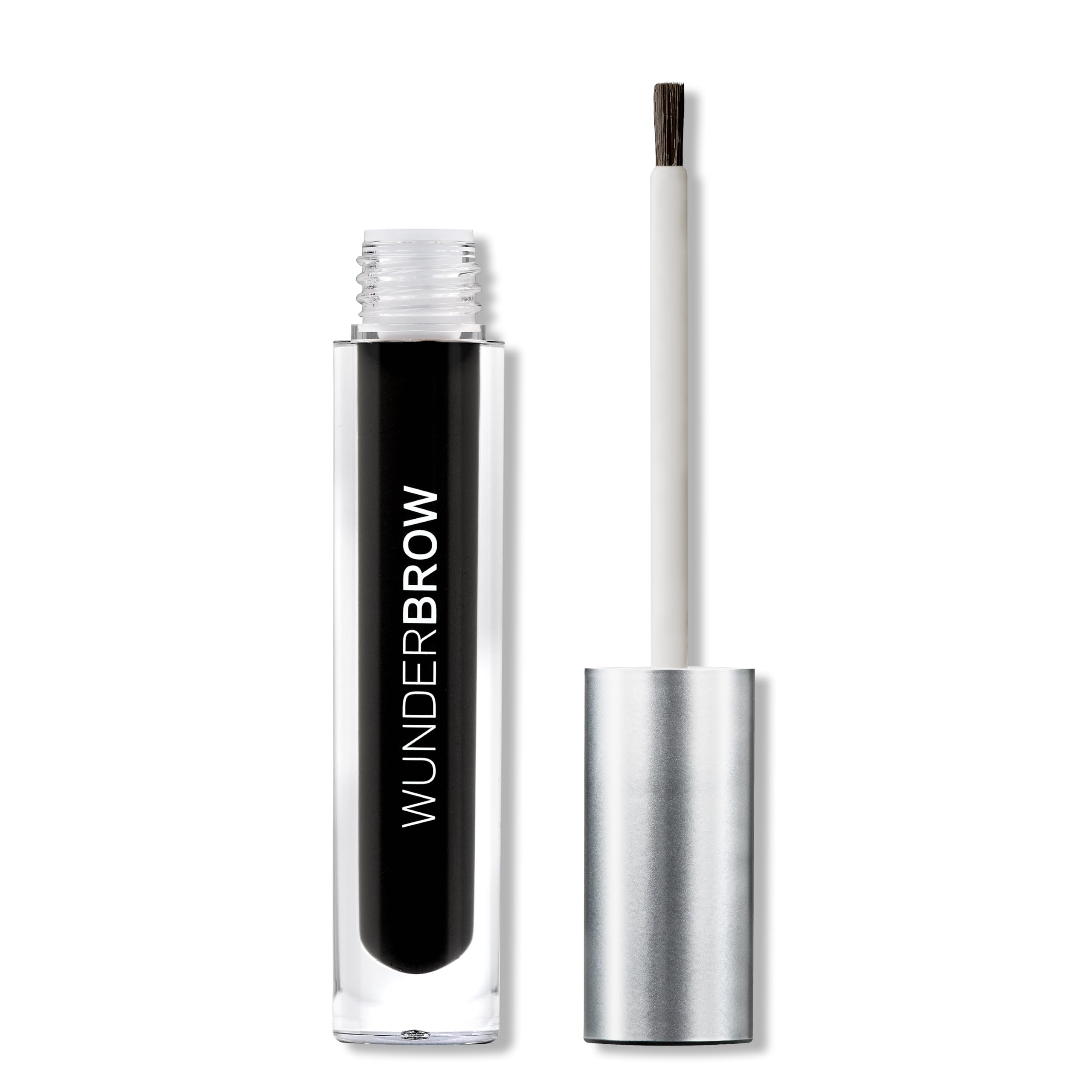 WUNDERBROW Eyebrow Gel tube close-up in jet black showing long-lasting color