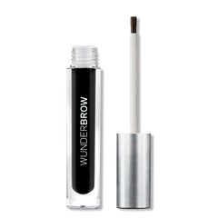 WUNDERBROW Eyebrow Gel tube close-up in jet black showing long-lasting color
