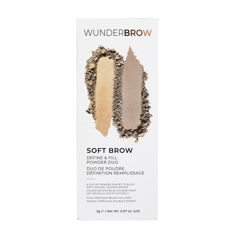WUNDERBROW talc-free paraben-free brow powder for gentle wear