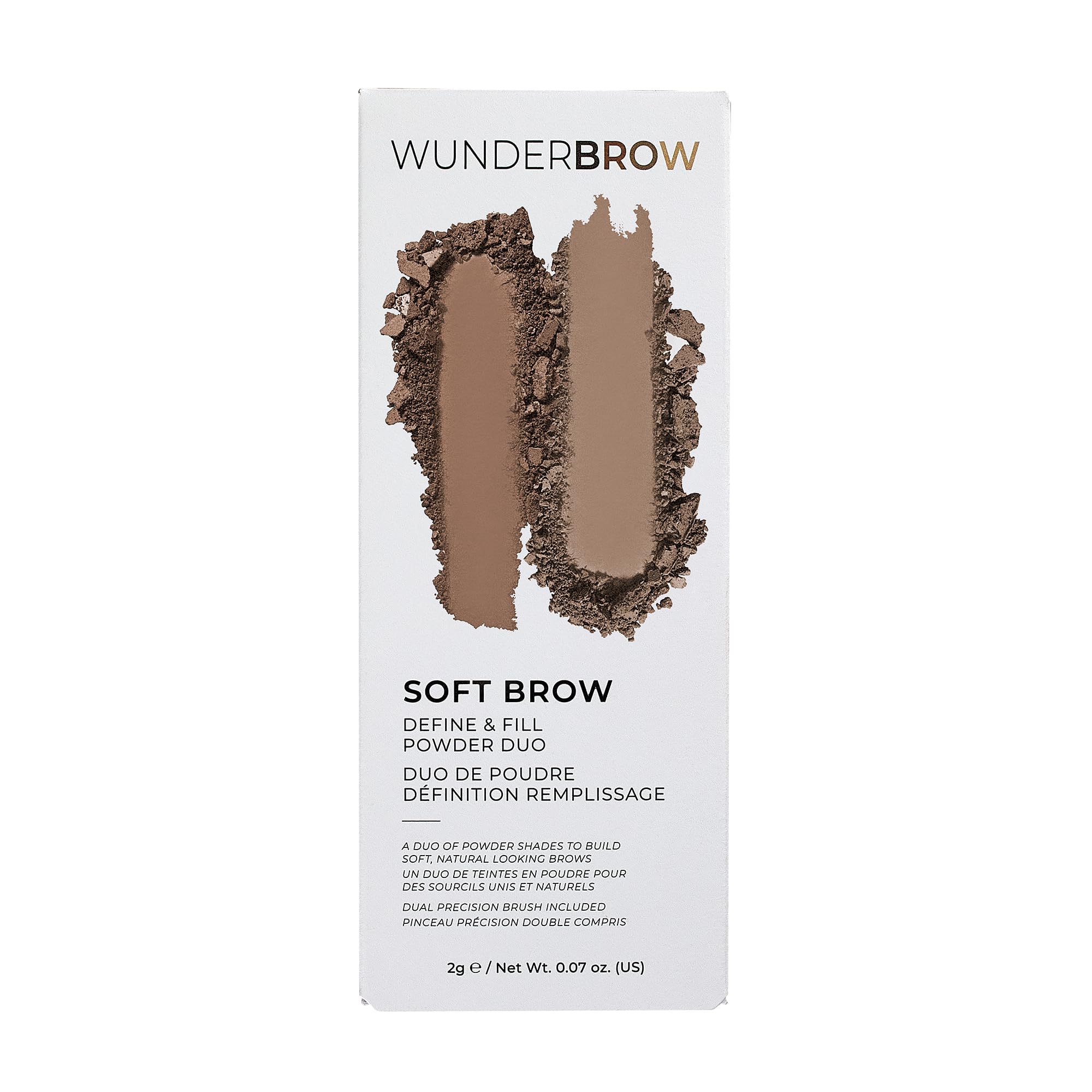 WUNDERBROW talc-free and paraben-free formula for clean beauty use.