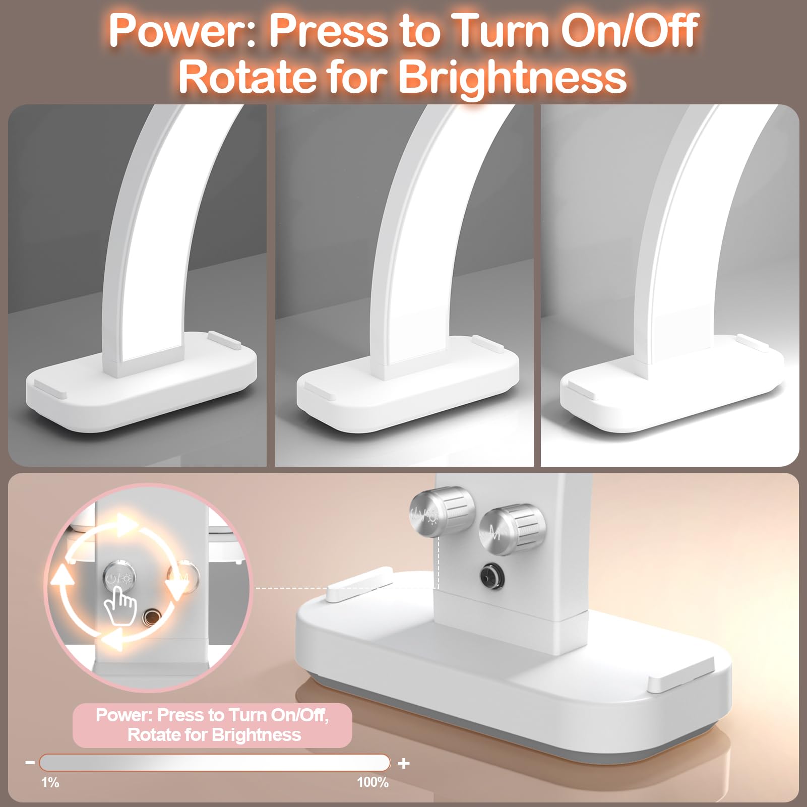 WurodBiza nail lamp with phone holder for tutorials and multitasking.