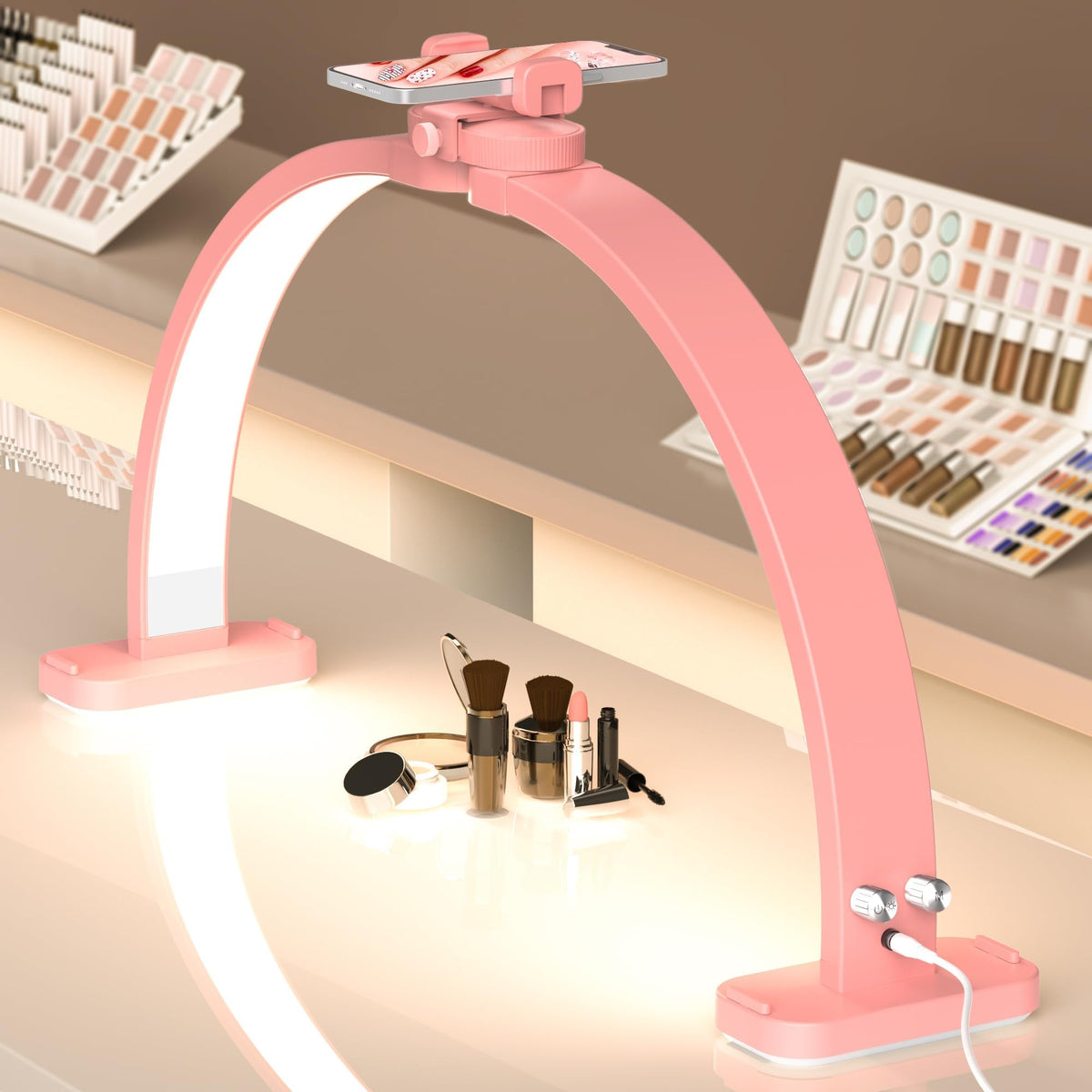 WurodBiza upgrade 31-inch arch light delivers 180° illumination for precise nail art.