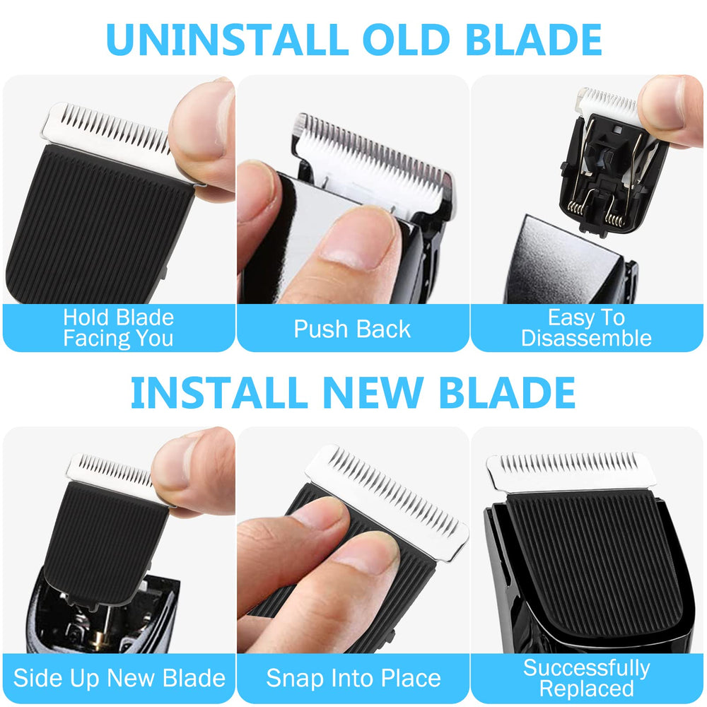 Wusuker easy-clean design shown for hygienic blade maintenance.