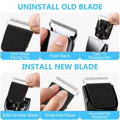 Wusuker easy-clean design shown for hygienic blade maintenance.