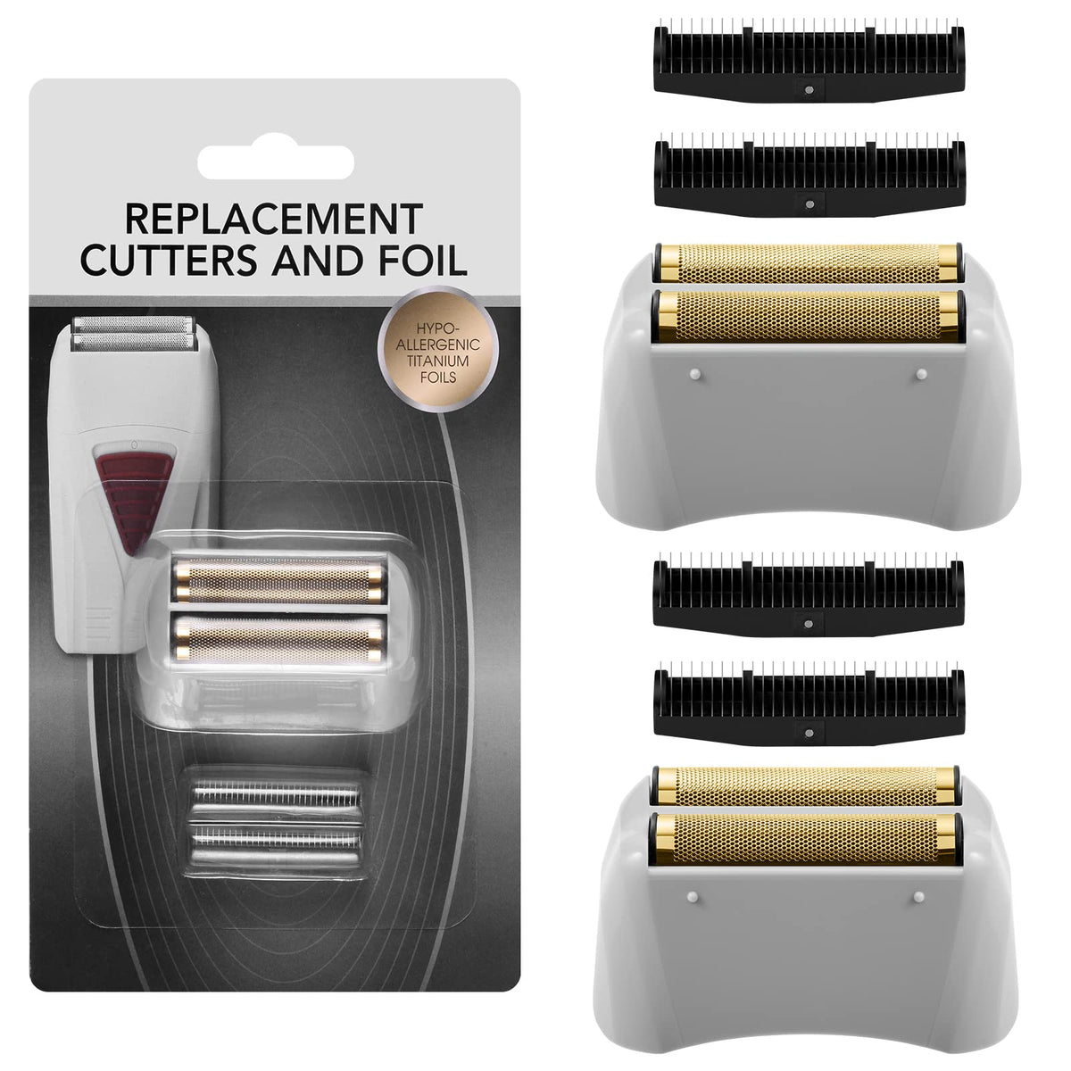 Wusuker proshaver foil pack ready for replacement to maintain precise trims