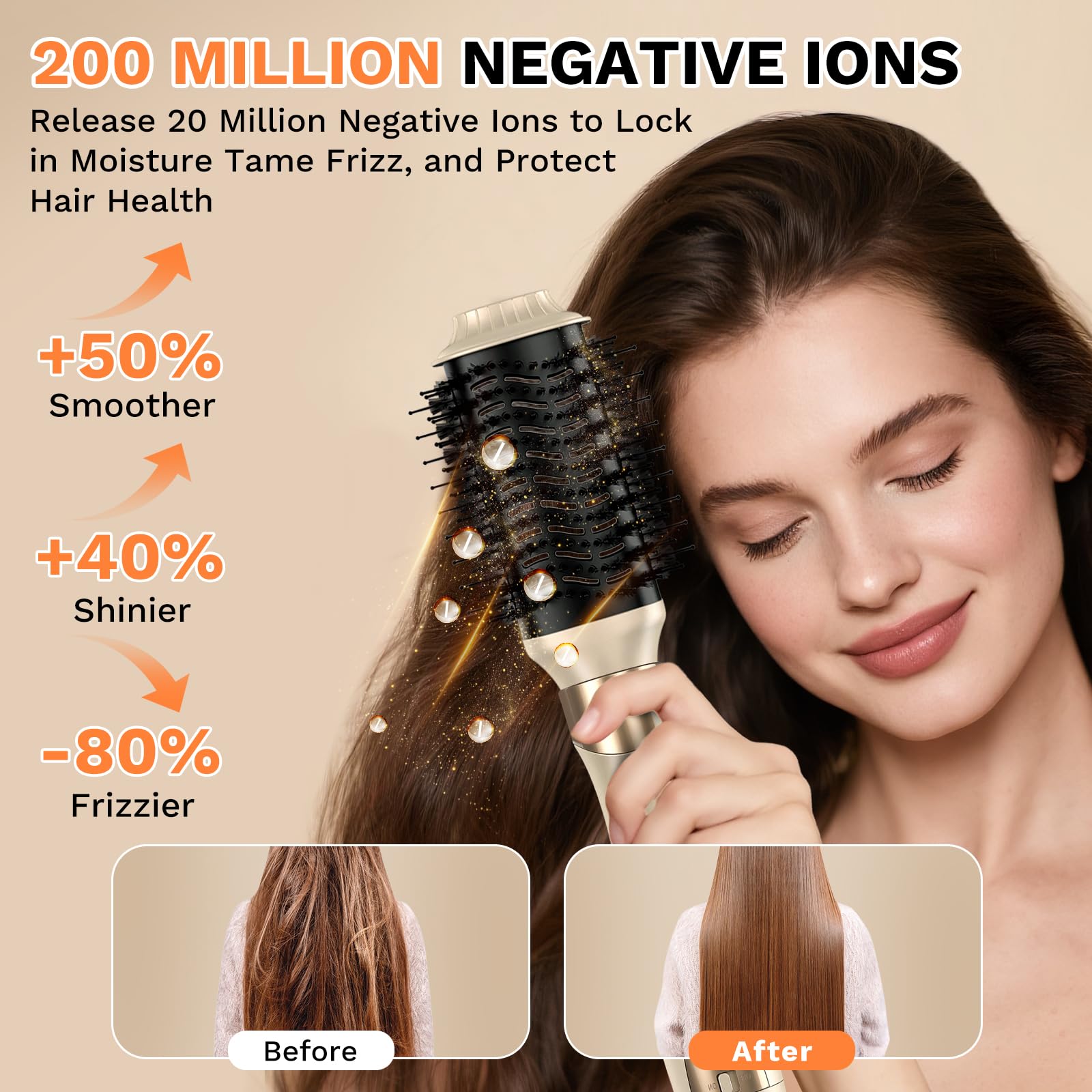 Wuven professional ceramic-coated straightener head for smooth, even straightening.