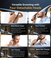 WUXO back shaver 50cm extendable handle reaching hard-to-reach areas
