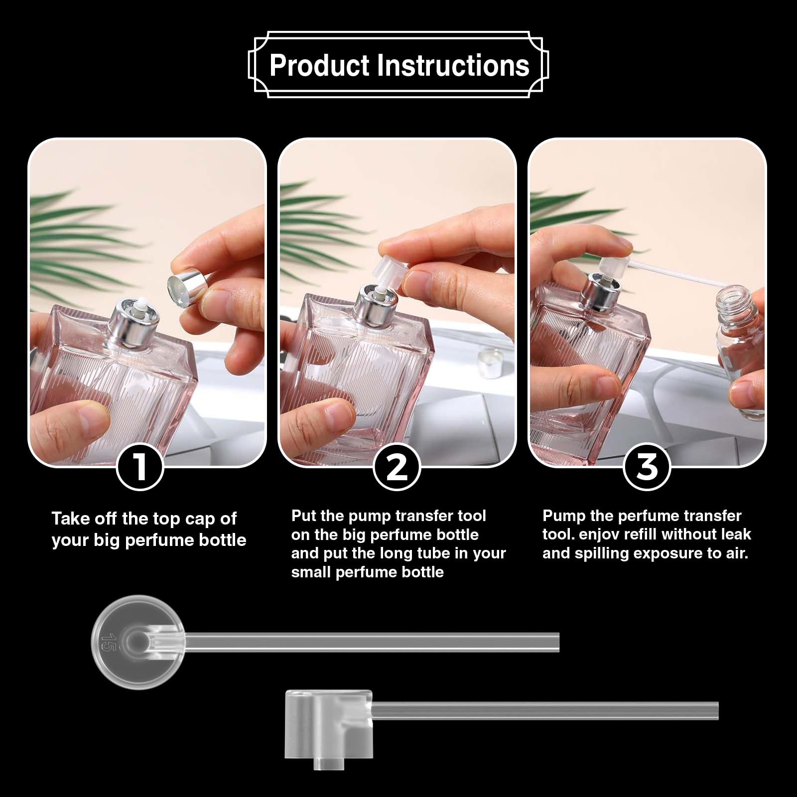 WXS-CHALL funnel aids mess-free filling of small bottles.