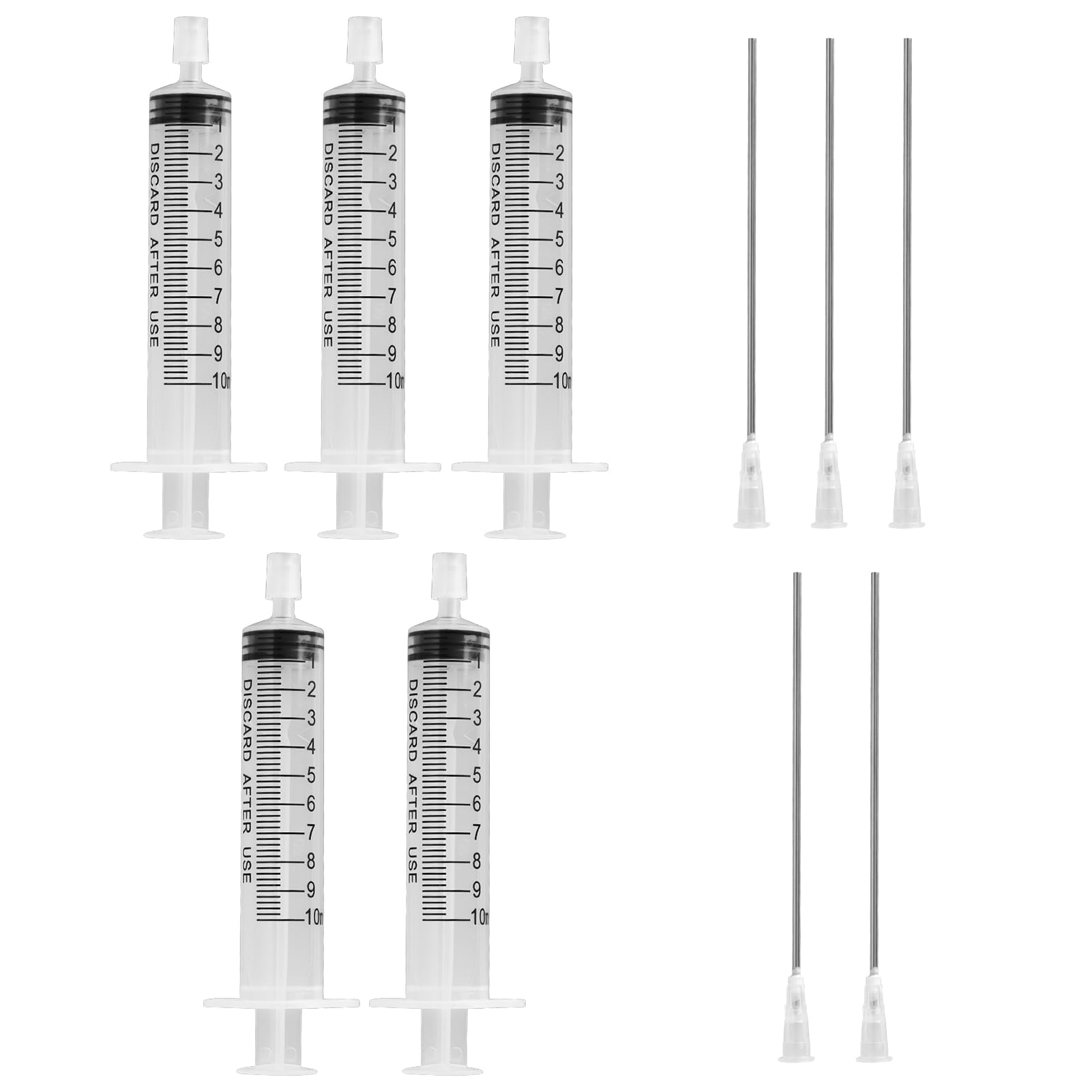 WXS-CHALL industrial-use syringe showcasing robust metal needle for deep filling.