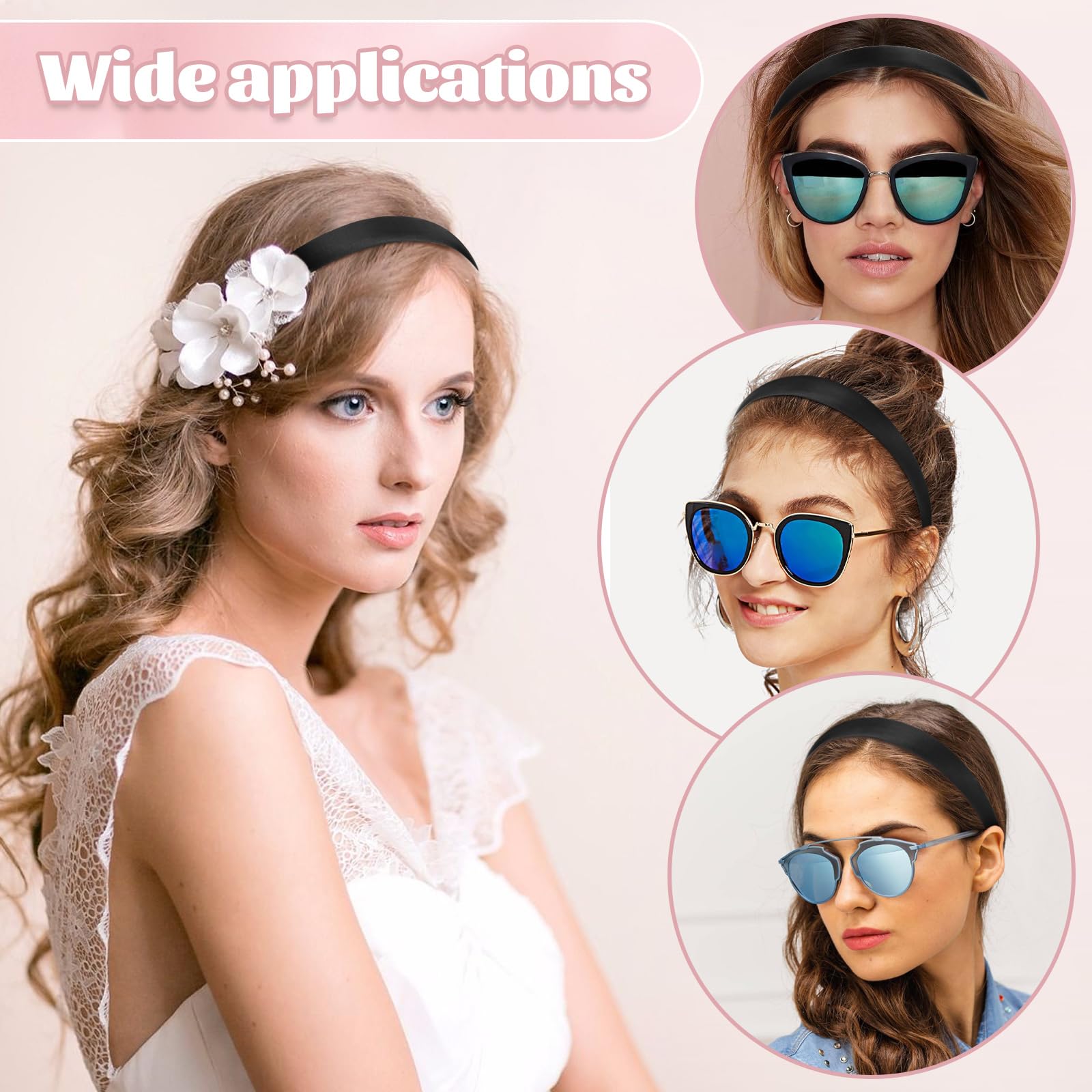 WY LIGHTING LEVEL headbands with multiple outfits demonstrate versatile styling ideas.